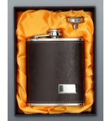 Likérka 210ml PU hnědá dárkový box