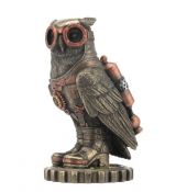Steampunk sova s brýlemi 10cm