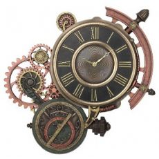 Steampunk Astroláb hodiny 52cm