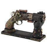 Steampunk-bubínkový revolver 22cm