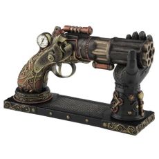 Steampunk-bubínkový revolver 22cm