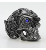 Steampunk-lebka LED 16 cm