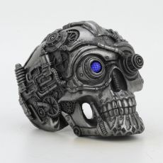 Steampunk-lebka LED 16 cm