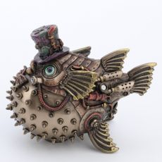 Steampunk-nafukovací ryba 13 cm