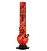 ACRYLBONG 30 cm Skull orange