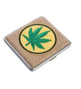 Cigaretové pouzdro na 20ks 80mm cigaret cannabis juta