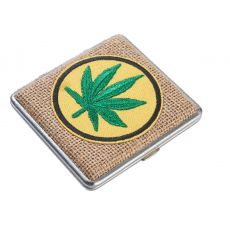 Cigaretové pouzdro na 20ks 80mm cigaret cannabis juta