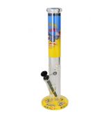 Glasbong 42 cm sklo Happy Rasta