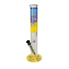 Glasbong 42 cm sklo Happy Rasta