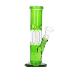 Glasbong 20 cm s perkulací zelený