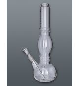Glasbong 40 cm čirý