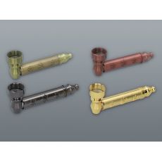 Dýmka 9 cm kovová+sítka na blistru assort