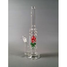 Glasbong 38 cm perkulace houby