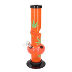 ACRYLBONG 32 cm neon oranžový
