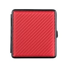 Cigaretové pouzdro na 20ks 80mm cigaret červené